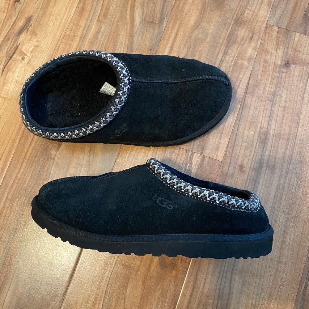 UGG Tasman Classic Suede Slipper Black size 6